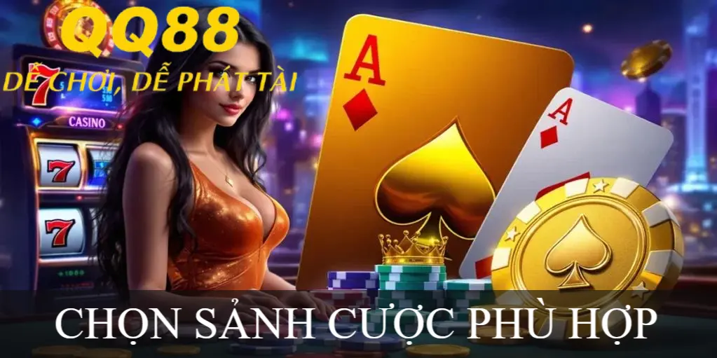 CHỌN SẢNH CƯỢC PHÙ HỢP