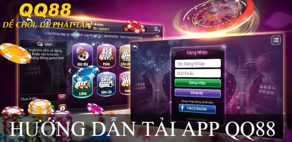 HƯỚNG DẪN TẢI APP QQ88